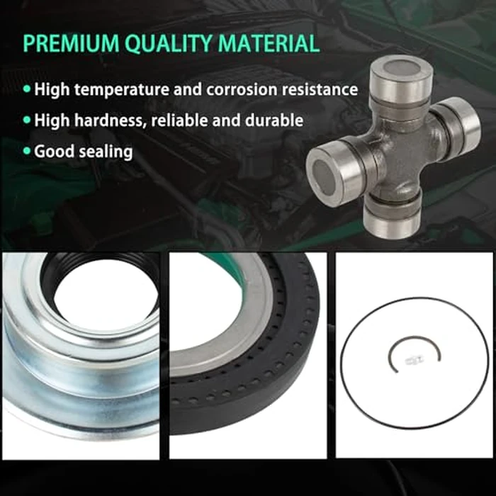 Front Axle Seal Kit with U-Joints, Inner Knuckle & Outer Tube Dust Seals and O-Rings, Compatible with Ford F250 F350 F450 F550 Super Duty 2005-2015 Replace 2017426 2014835 54983 by PHILEMONIX - Image 6