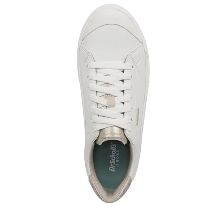 Dr. Scholl's Women's Time Off Sneaker, White/Gold, 8.5 by Dr.Scholl's SHOES - Image 5