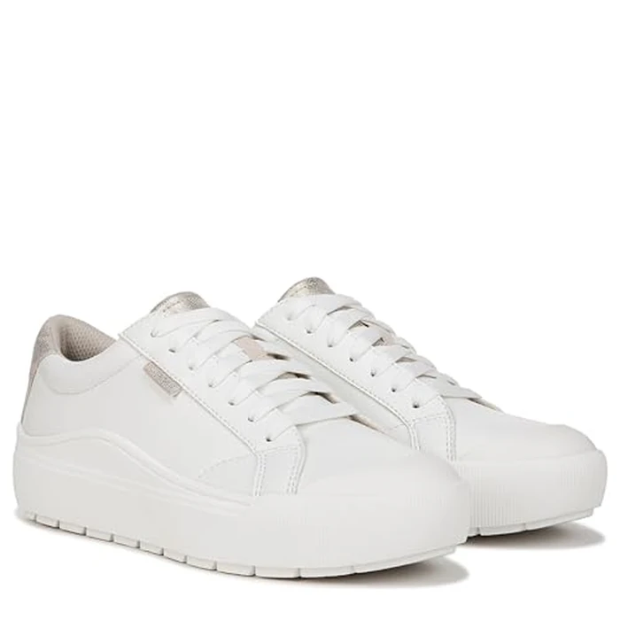 Dr. Scholl's Women's Time Off Sneaker, White/Gold, 8.5 by Dr.Scholl's SHOES - Image 7