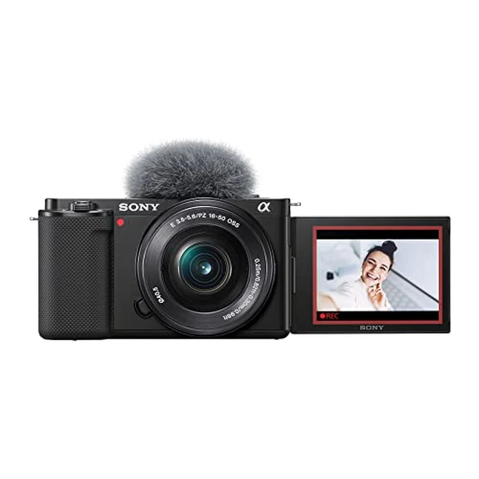 Sony Alpha ZV-E10 - APS-C Interchangeable Lens Mirrorless Vlog Camera Kit - Black by Sony - Used - Like New condition