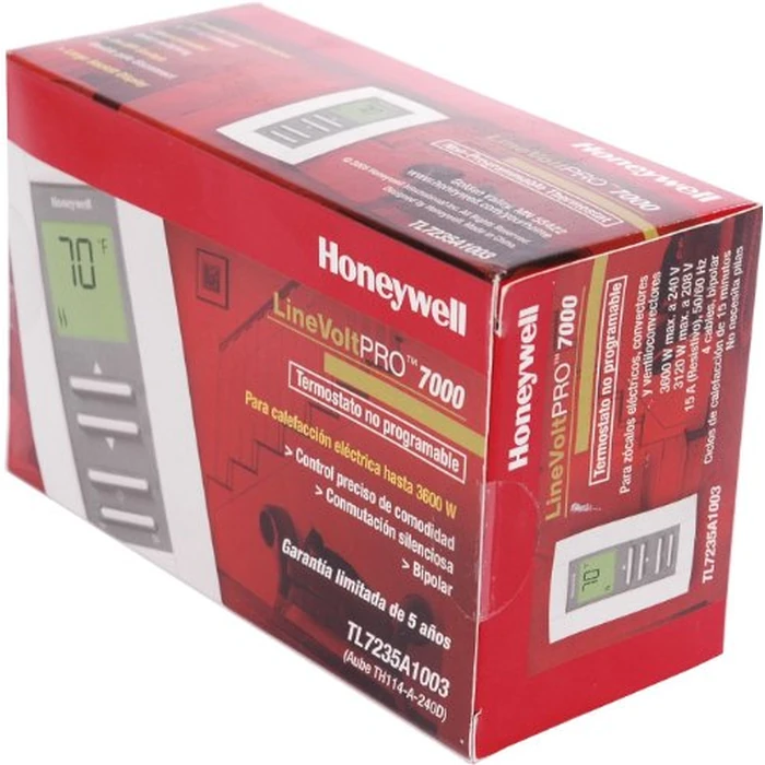 Honeywell TL7235A1003 Line Volt Pro Non-Programmable Digital Thermostat with Electronic Temperature Control, 240-Volt by Honeywell - Image 5