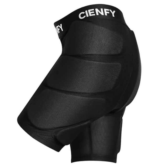Cienfy Protective Padded Shorts EVA Butt Pad for Snowboard, Skate and Ski, 3D Protection Impact Gear for Hip and Tailbone (Large) by Cienfy - Used - Good condition - CA$38.73