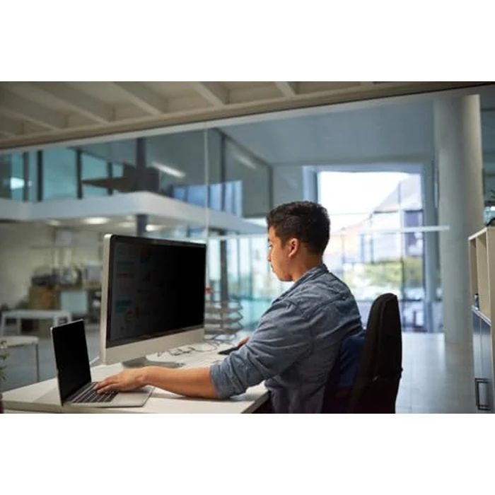 3M Computer Privacy Screen Filter for 24 inch Monitors - Black - Widescreen 16:10 - PF240W1B by 3M - Image 3