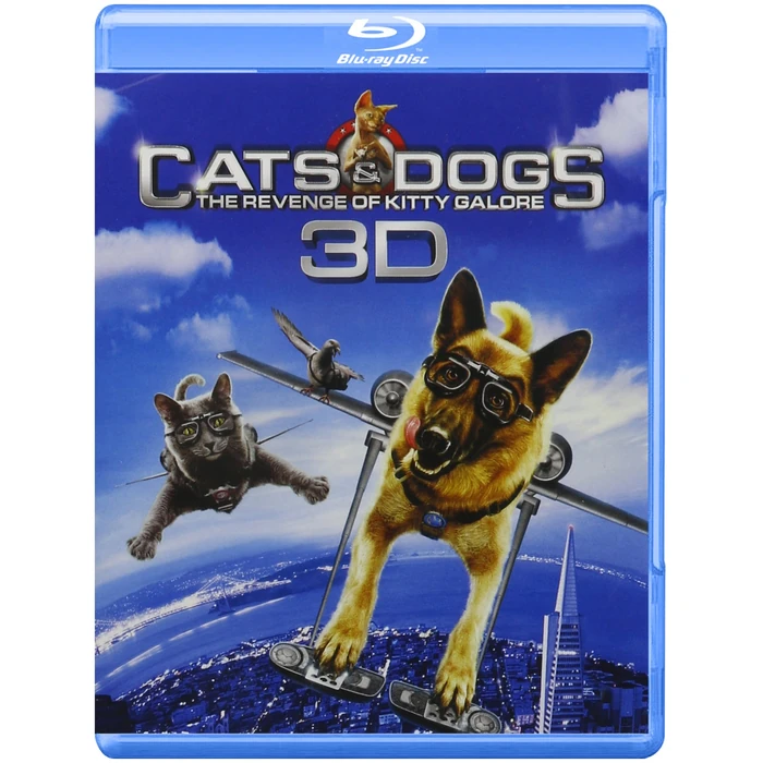 Cats & Dogs: The Revenge of Kitty Galore (Three-Disc Combo: Blu-ray 3D / Blu-ray / DVD / Digital Copy) by Warner Home Video - Used - Good condition