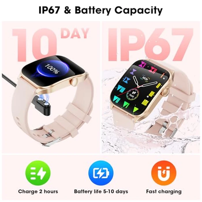 Curve Smart Watch for Men Women, 1.91" Smartwatches with 120+ Sport Modes, Fitness Tracker with Bluetooth Call, Waterproof Activity Tracker Smartwatch for iOS Android Phones by Haulvean - Image 7