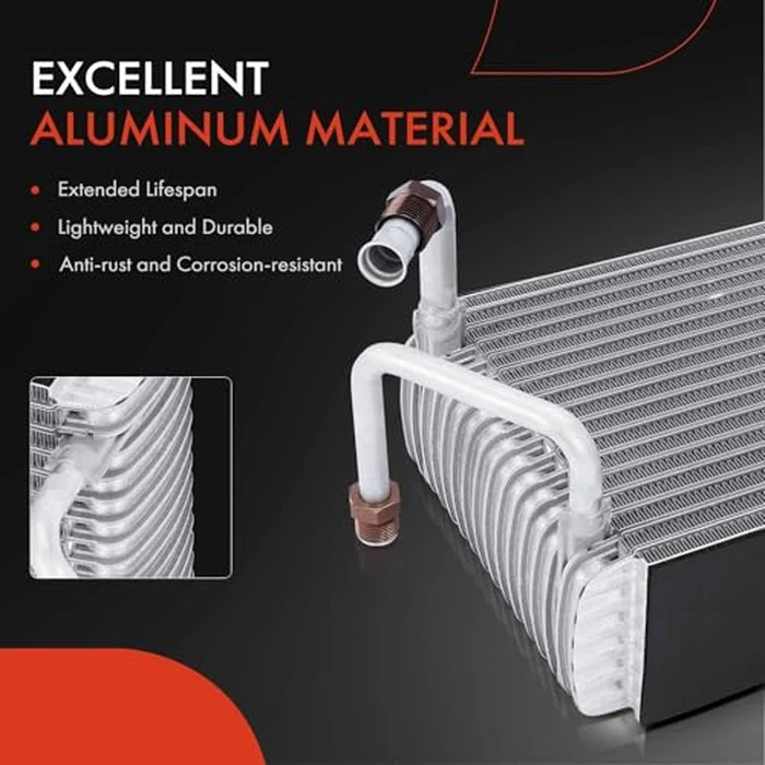 A-Premium Rear AC Evaporator Core Compatible with Ford E-150 Club Wagon/E-350 Club Wagon/E-150 Econoline/E-150 Econoline Club Wagon/E-250 Econoline/E-350 Econoline Club Wagon/E-150/E-250 by A-Premium - Image 3