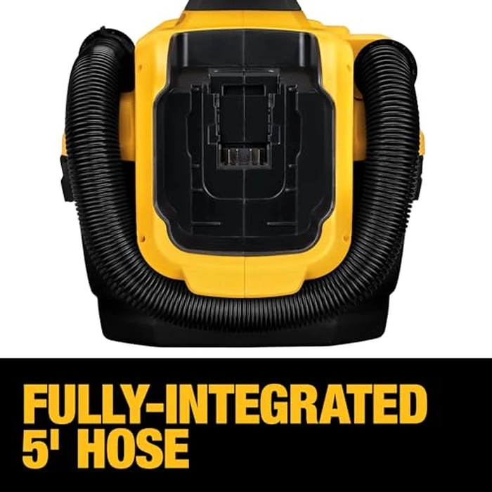 DEWALT 20V MAX Cordless Shop Vac, Wet Dry Vacuum Cleaner, Portable 2 Gallon Wet Dry Vac, Strong Suction Shop Vacuum with Hepa Filter, Tool Only (DCV580H) by DEWALT - Image 6