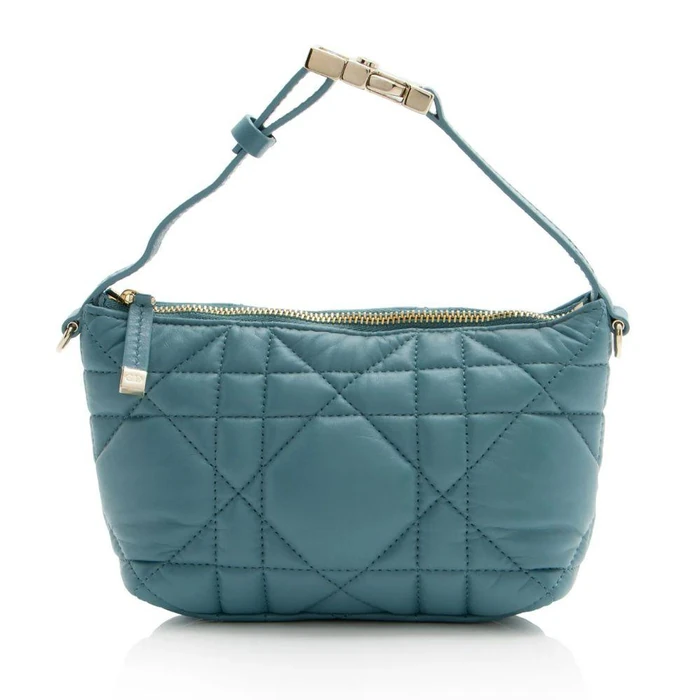 Dior Calfskin Diortravel Nomad Small Pouch - Calfskin - Blue by Dior - Refurbished - Excellent condition