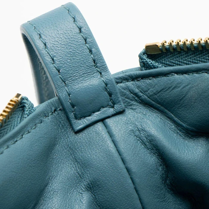 Dior Calfskin Diortravel Nomad Small Pouch - Calfskin - Blue by Dior - Image 9