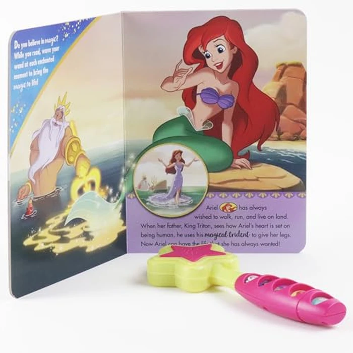 Disney Princess: Magical Moments! Storybook and Magic Wand Sound Book Set by PI Kids - Image 2
