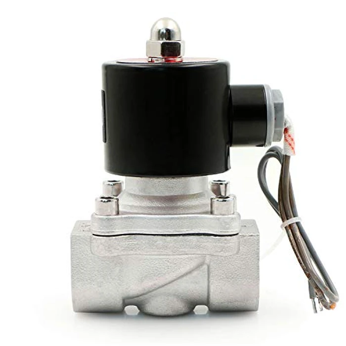 U.S. Solid 3/4" Stainless Steel Electric Solenoid Valve 24V DC N.C. Air Water Oil VITON by U.S. Solid - Image 3