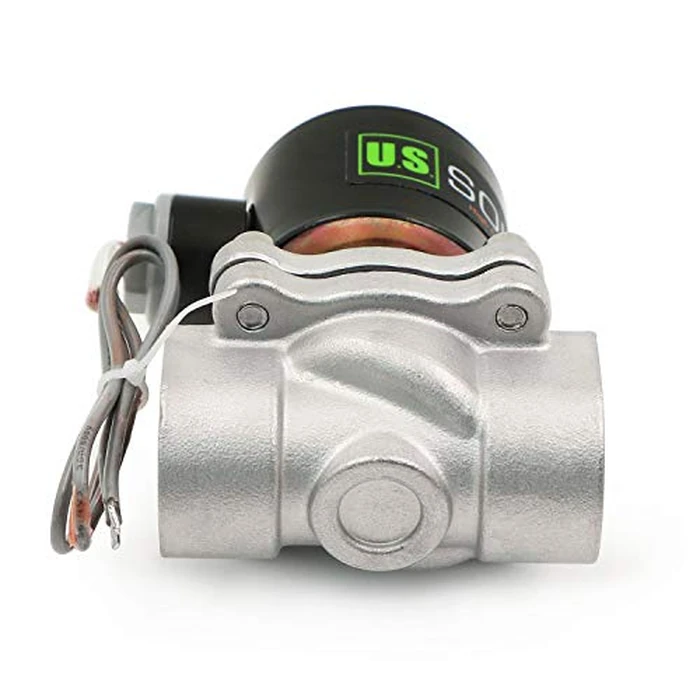 U.S. Solid 3/4" Stainless Steel Electric Solenoid Valve 24V DC N.C. Air Water Oil VITON by U.S. Solid - Image 5