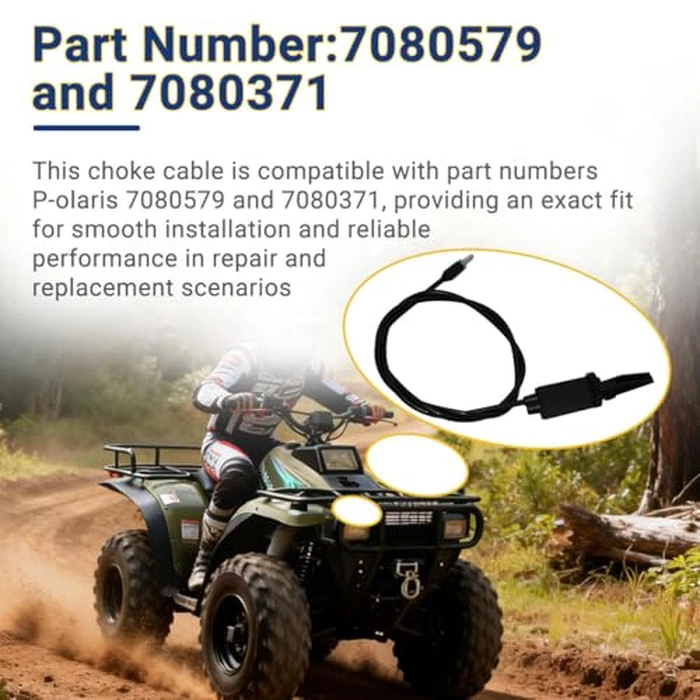 RuiQalith 7080579 Choke Cable Compatible with P-olaris Big Boss 250 400L Scrambler 400 Sportsman 400 500 Trail Blazer 250 Trail Boss 250 300 X-plorer 300 400 - Reaplace 7080371, Motion Pro 10-0053 by RuiQalith - Image 4