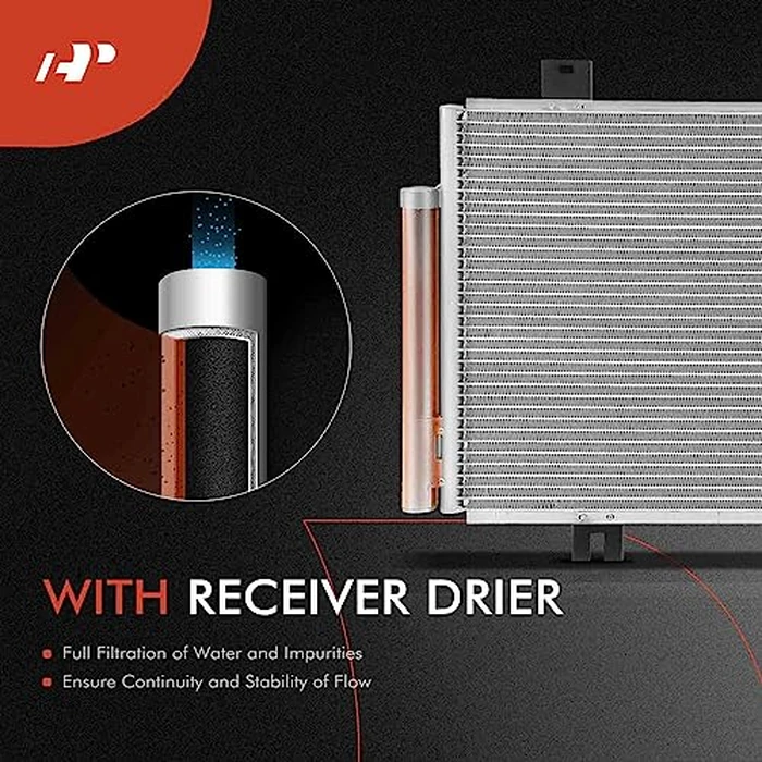A-Premium Air Conditioning A/C Condenser Compatible with Honda Civic 2017 2018 2019 2020 2021, L4 2.0L by A-premium - Image 6