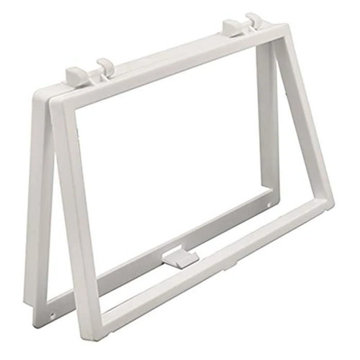 Prime-Line PL 14700 Wicket, 6-1/8 in. x 10-1/8 in., White Plastic (Single Pack) by Prime-Line - Used - Good condition - CA$12.76