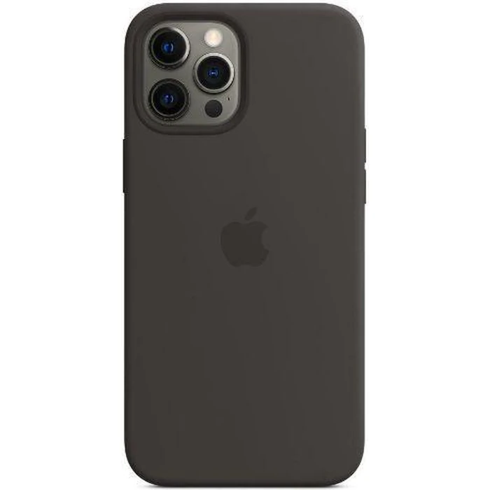 Apple Silicone Phone Case with MagSafe for iPhone 12 Pro Max - Black by Apple - Refurbished - Brand New condition