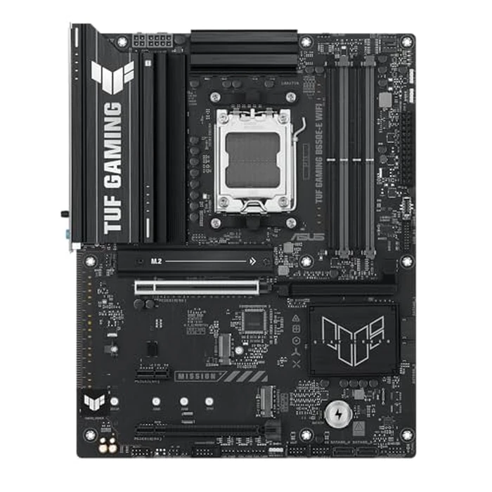 ASUS TUF GAMING B650E-E WIFI AMD AM5 B650 ATX motherboard, 8+2+1 80A DrMOS stage, DDR5, PCIe 5.0 Ready, 3x M.2, Wi-Fi 6E, 2.5 Gb LAN, DisplayPort, HDMI(TM), USB 20Gbps Type-C(R), BIOS FlashBack(TM), Aura Sync by ASUS - Image 3