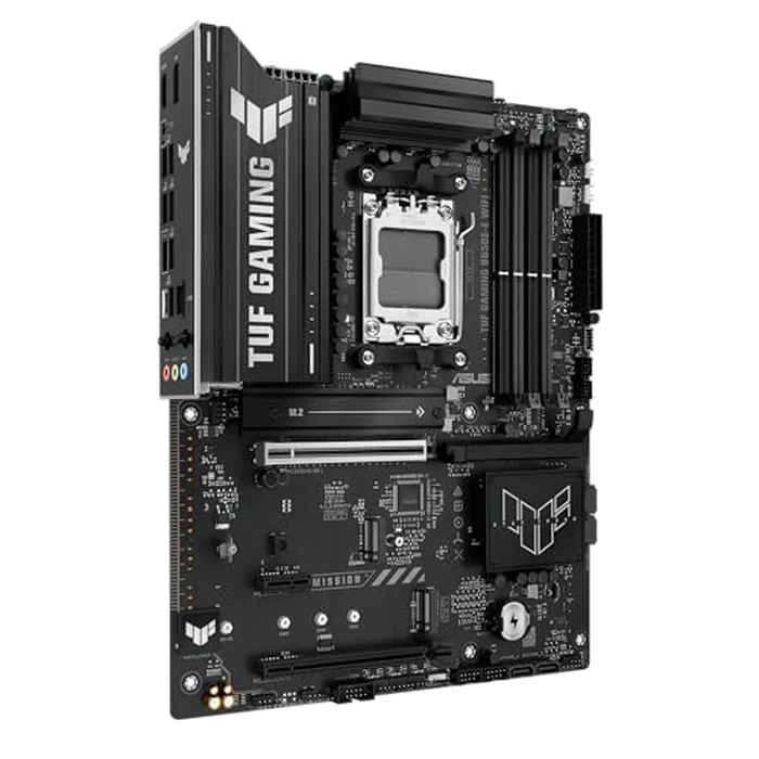ASUS TUF GAMING B650E-E WIFI AMD AM5 B650 ATX motherboard, 8+2+1 80A DrMOS stage, DDR5, PCIe 5.0 Ready, 3x M.2, Wi-Fi 6E, 2.5 Gb LAN, DisplayPort, HDMI(TM), USB 20Gbps Type-C(R), BIOS FlashBack(TM), Aura Sync by ASUS - Image 5