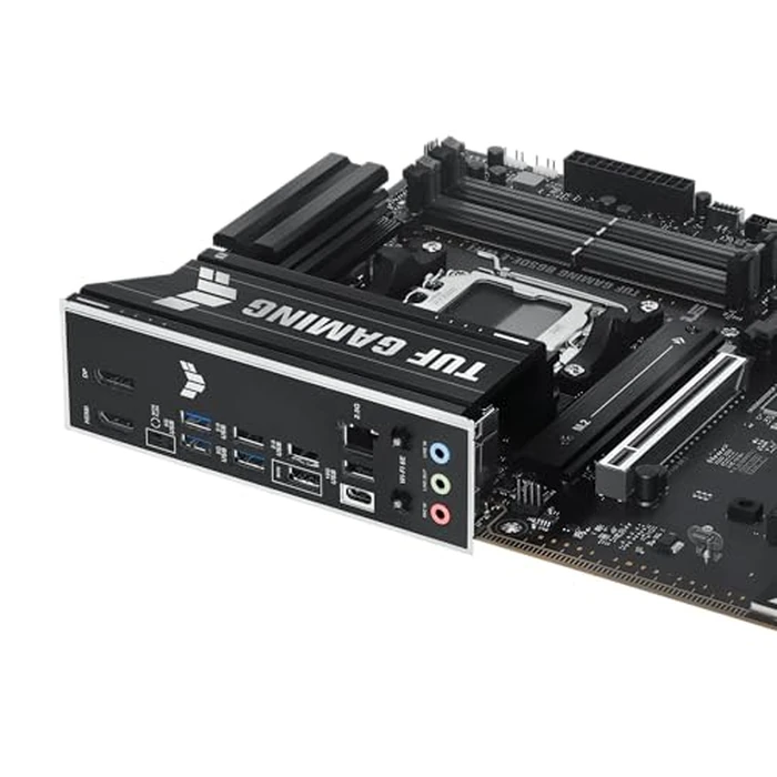 ASUS TUF GAMING B650E-E WIFI AMD AM5 B650 ATX motherboard, 8+2+1 80A DrMOS stage, DDR5, PCIe 5.0 Ready, 3x M.2, Wi-Fi 6E, 2.5 Gb LAN, DisplayPort, HDMI(TM), USB 20Gbps Type-C(R), BIOS FlashBack(TM), Aura Sync by ASUS - Image 10