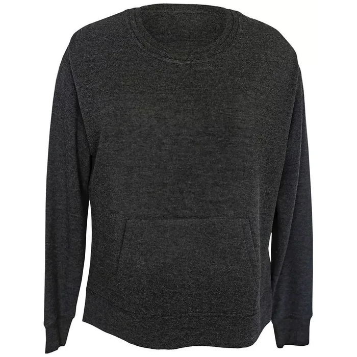 GreenTea Soft & Yummy Women's Top L - Charcoal by GreenTea - Refurbished - Brand New condition