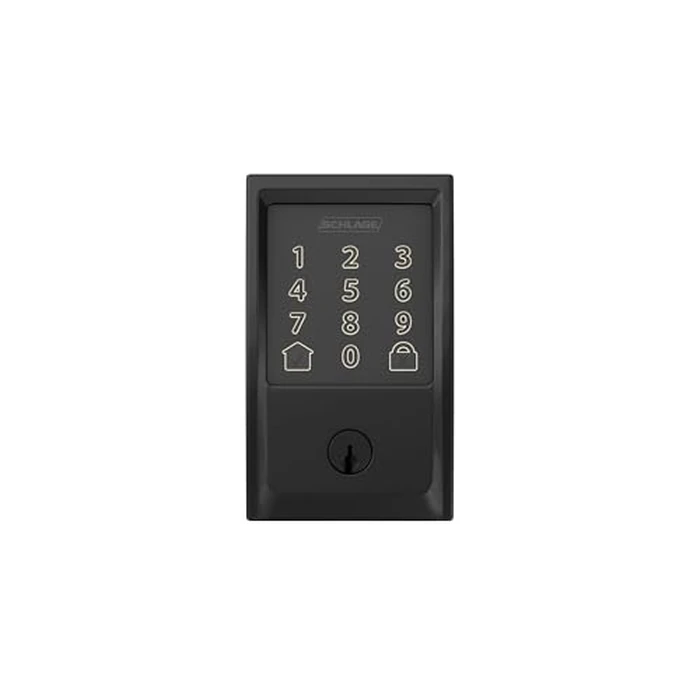 Schlage Encode Smart Wi-Fi Deadbolt Lock with Touchscreen Keypad, Keyless Front Door Entry, App Control, Alexa, Google Home and Airbnb Compatible, Matte Black, BE489WB CEN 622 by SCHLAGE - Image 9