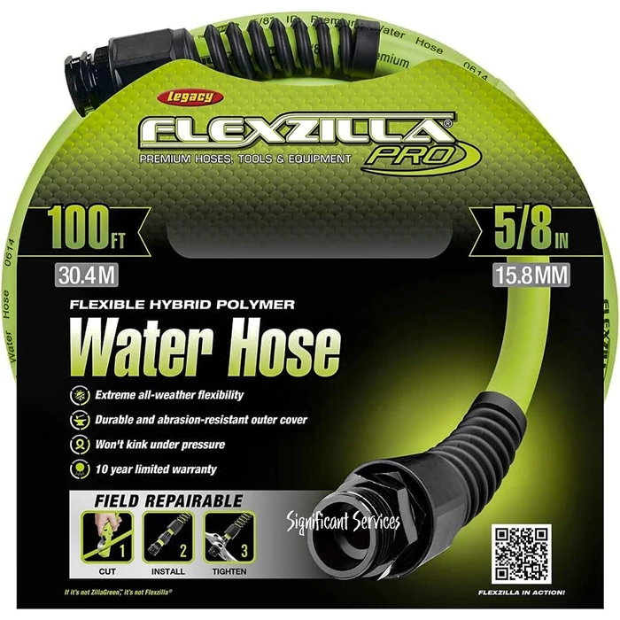 Flexzilla HFZWP5100-E Pro Water Hose - Green by Flexzilla - Image 2