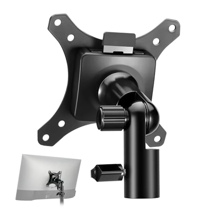 NEEWER Monitor Mount Adapter with Quick Release VESA Mount, 270 degrees Adjustable Metal 5/8" C Stand Light Stand Adapter for Impact Screen Outdoor TV up to 17-32", Max Load 17.5lb/8kg, MA010 by NEEWER - Used - Like New condition - US$26.90