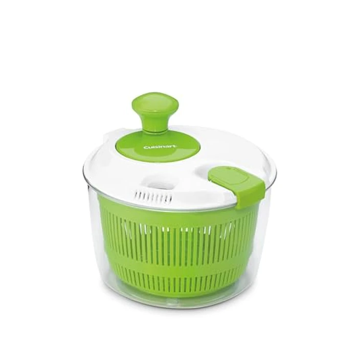 Cuisinart Salad Spinner with Easy-to-Spin Knob, 3-Qt Capacity (CTG-00-SSASC) by Cuisinart - Used - Acceptable condition