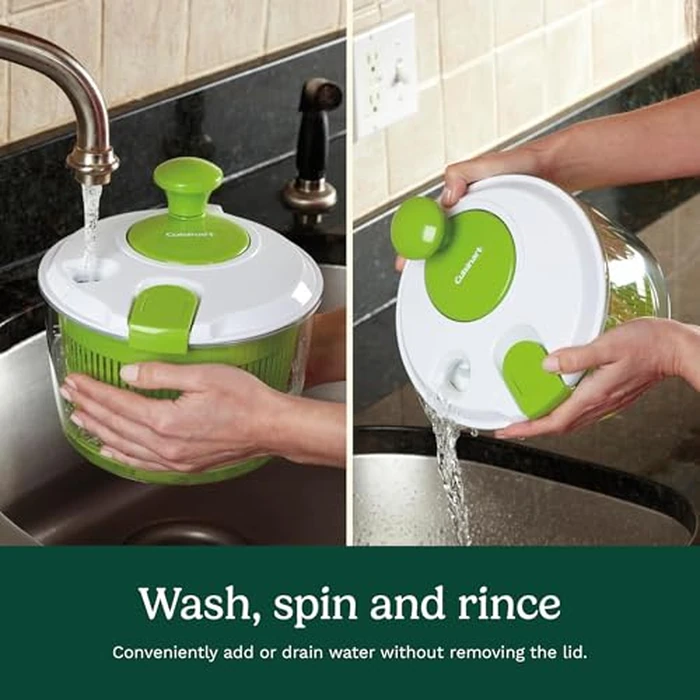 Cuisinart Salad Spinner with Easy-to-Spin Knob, 3-Qt Capacity (CTG-00-SSASC) by Cuisinart - Image 6