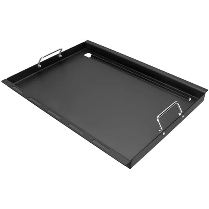 Full Size Griddle Insert for Weber Genesis 300 Series E-310 S-310 E-320 S-320 E-330 S-330 EP-310 EP-320 EP-330 CEP-310 Gas Grills, Flat Top Griddle Replacement for Weber 7524 7528 by DELSbbq - Used - Acceptable condition