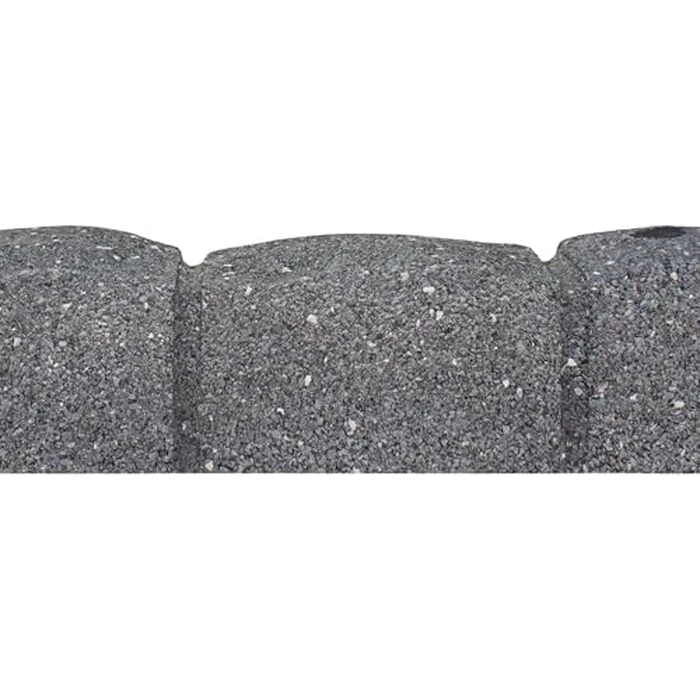 Ezborder 3.25in H x 48in L x 3.24in D Roman Stone Recycled Rubber Garden Border Kit in Grey, 2-Pack by Tierra Verde - Image 7