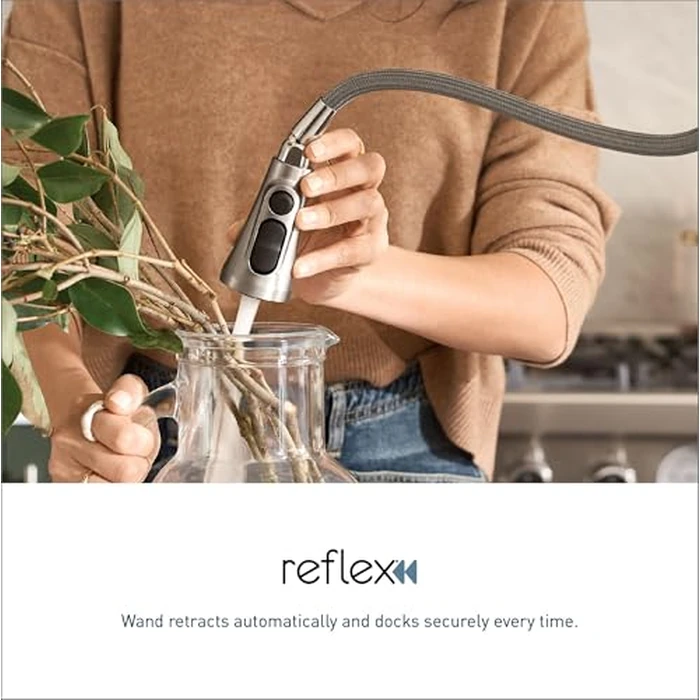 Moen 7185EVSRS Brantford U by Moen Smart Pulldown Kitchen Faucet with Voice Control and MotionSense, Spot Resist Stainless by Moen - Image 5