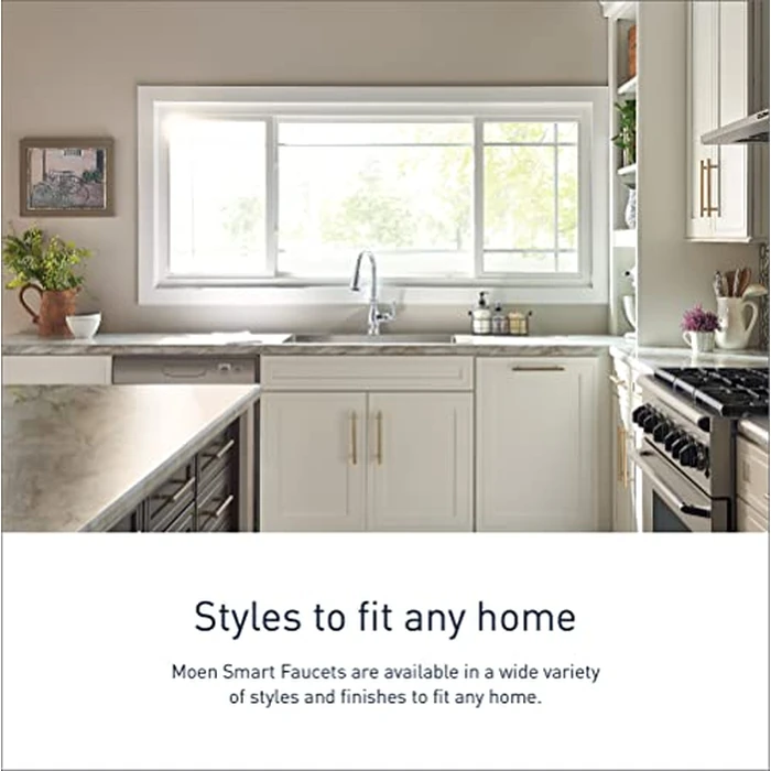 Moen 7185EVSRS Brantford U by Moen Smart Pulldown Kitchen Faucet with Voice Control and MotionSense, Spot Resist Stainless by Moen - Image 7