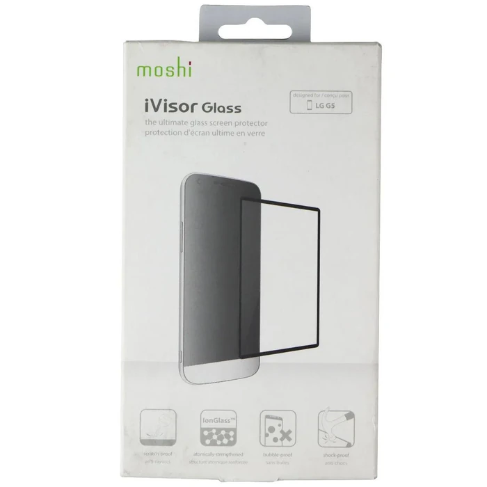 Moshi iVisor Glass Screen Protector for LG G5 - Clear by Moshi - Refurbished - Brand New condition - US$8.28