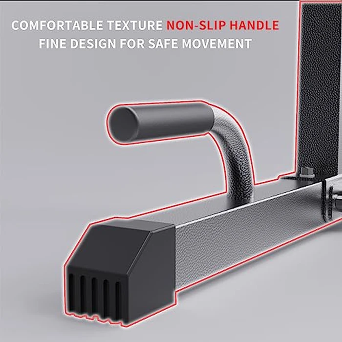 K KiNGKANG Dip Bar Station Set, 9 Level Adjustable, 1200lbs Heave Duty Dip Station for Full Body Workout Fitness,Functional Parallettes Bars by K KiNGKANG - Image 7