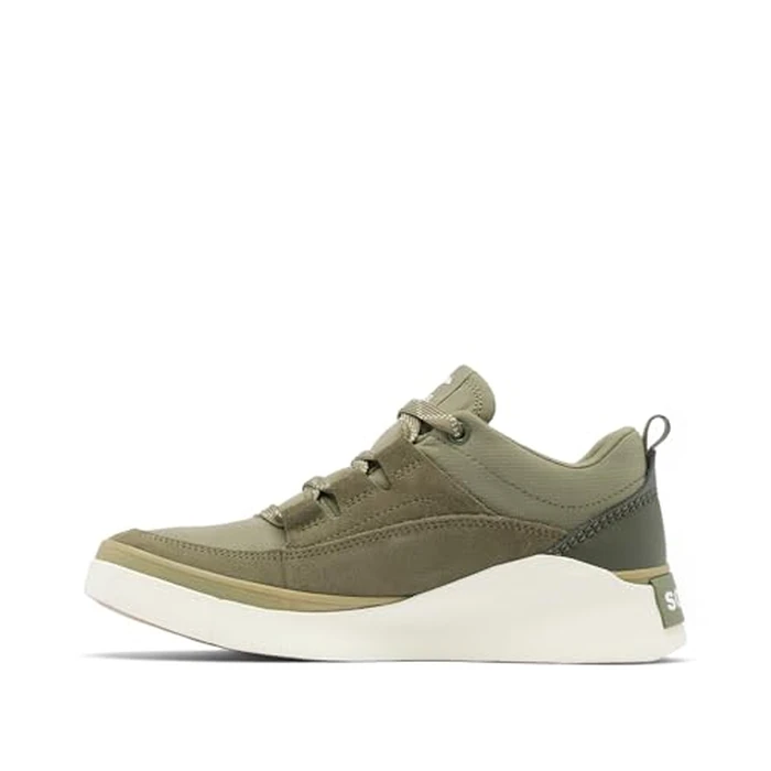 SOREL Women's Out N About IV Low Waterproof Sneaker, Stone Green/Chalk, 7 by Sorel - Image 7