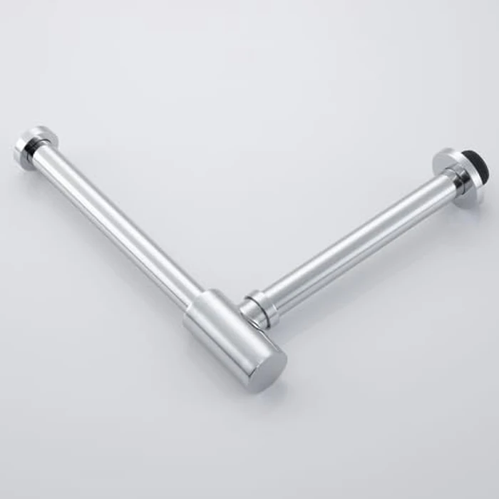 SEABEFORE Brass Round Bottle P-Trap 1 1/4, Adjustable Basin Sink Waste Drain Trap Kit, Chrome P Trap by SEABEFORE - Image 9