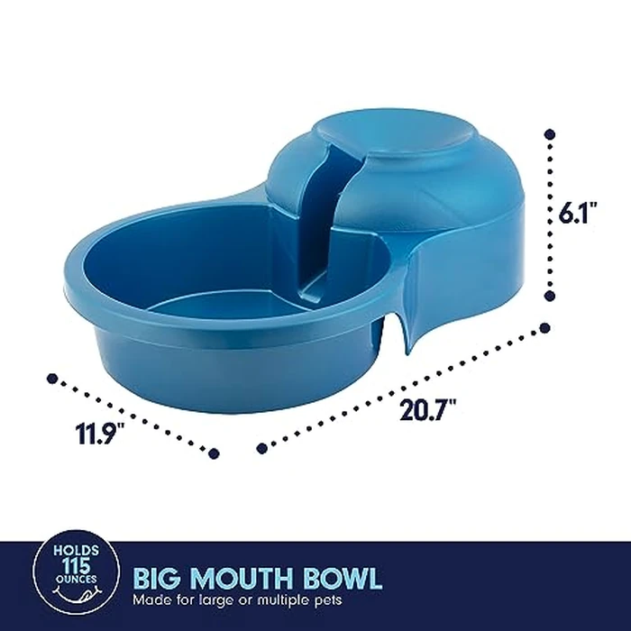 Petmate Big Blue Outdoor Water Bowl, 5 Gallons, (Water Jug Not Included), Made in USA by Petmate - Image 2