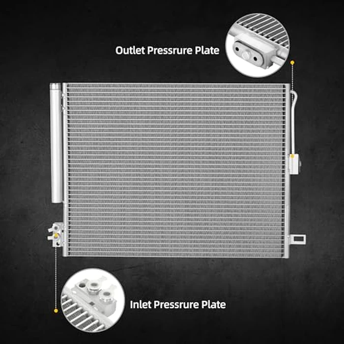 DWVO A/C AC Condenser Air Conditioning Condenser Compatible with 2010-2021 Jeep Grand Cherokee 2011 2012 2013 2014 2015 2016 2017 2018 2019 2020 2021 Dodge Durango V6 V8 3.6L 5.7L by DWVO - Image 6