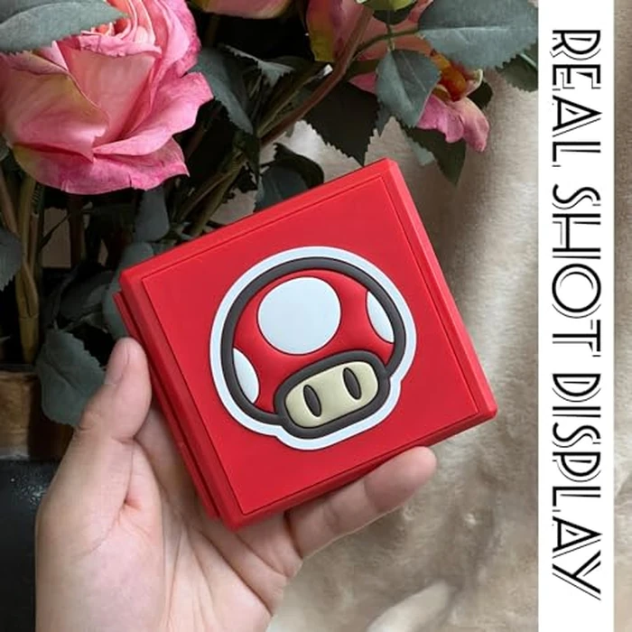 doepeBAE Switch Game Card Case - 12 Slot Travel Storage Box for Game & Micro SD Cards, Slim Hard Shell Organizer with Waterproof Exterior, Compact Holder for Console Accessories (B5) by doepeBAE - Image 2