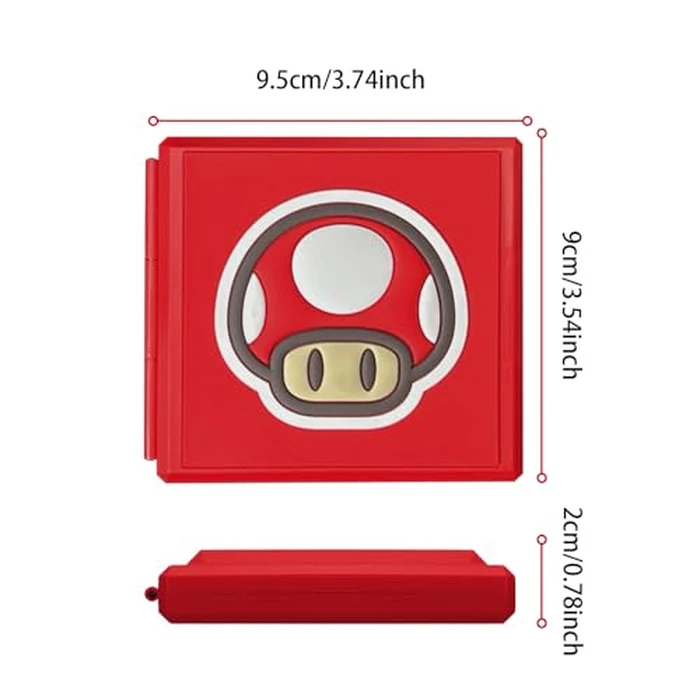 doepeBAE Switch Game Card Case - 12 Slot Travel Storage Box for Game & Micro SD Cards, Slim Hard Shell Organizer with Waterproof Exterior, Compact Holder for Console Accessories (B5) by doepeBAE - Image 7