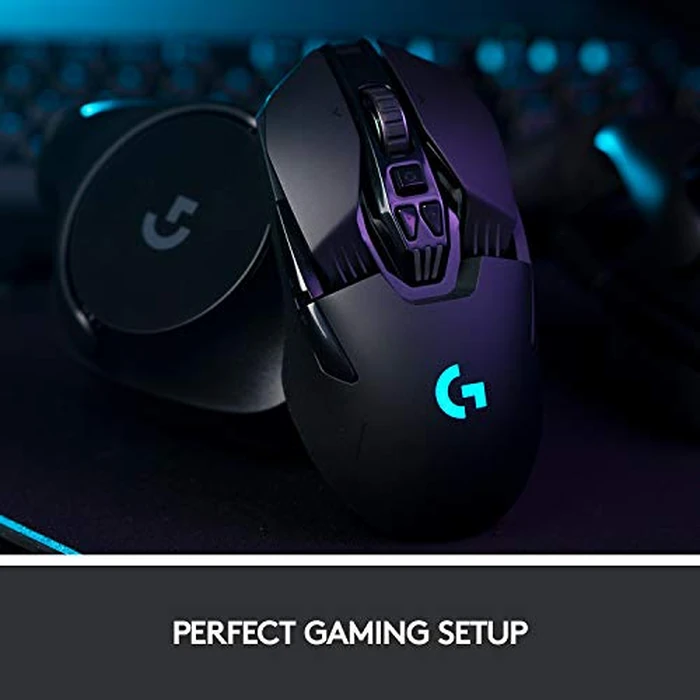 Logitech G903 Lightspeed Wireless Gaming Mouse w/Hero 25K Sensor, 140+ Hour with Rechargeable Battery and LIGHTSYNC RGB. POWERPLAY Compatible, Ambidextrous, 107g+10g Optional, 25,600 DPI by Logitech G - Image 4