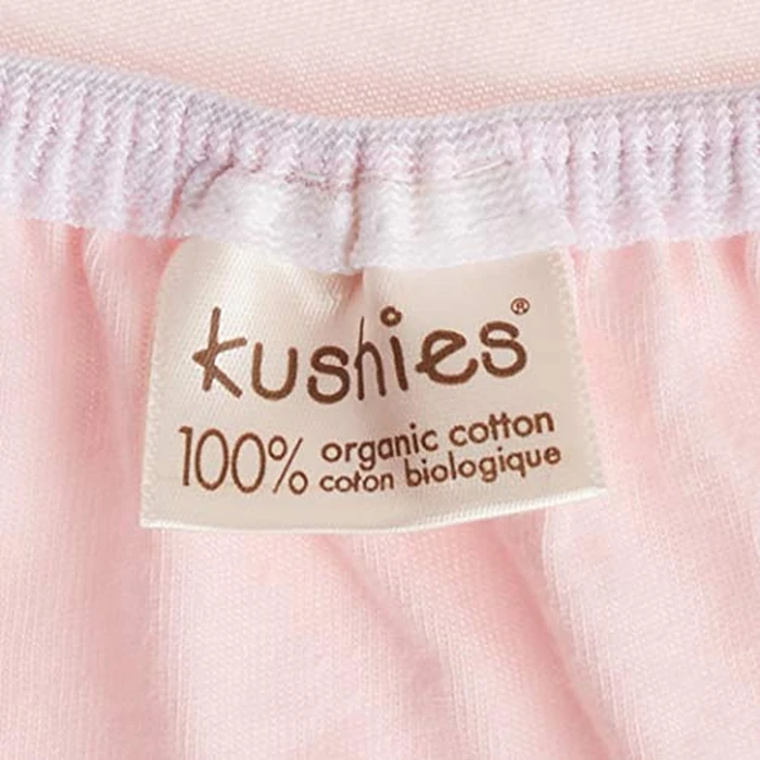 Kushies Organic Jersey Bassinet Fitted Sheet, Light Pink by Kushies - Image 3