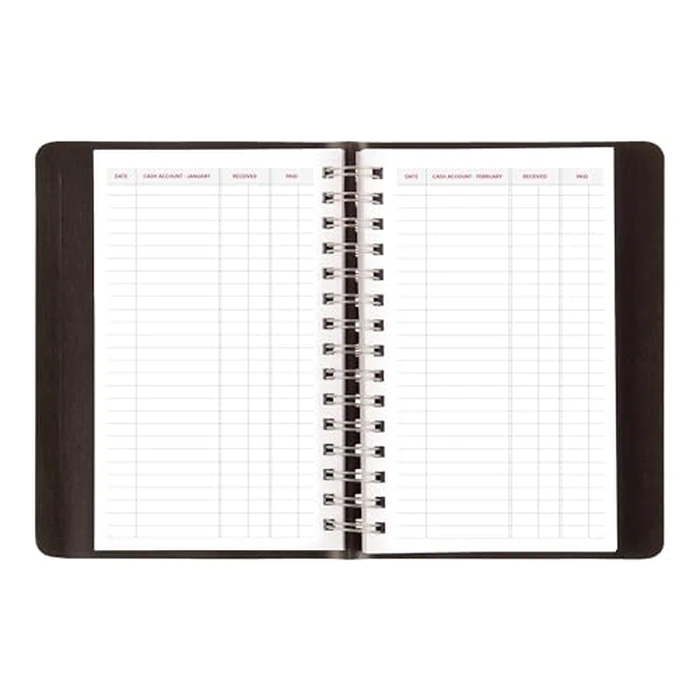 Brownline(R) 2026 Essential Daily/Monthly Planner, Appointment Book, 12 Months, January to December, Twin-Wire Binding, 8" x 5", Black (CB634W.BLK-26) by Brownline - Image 3