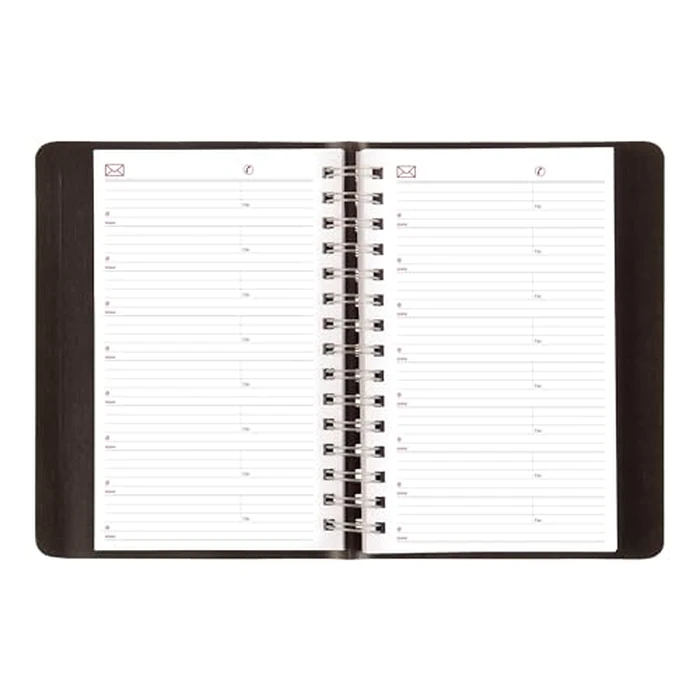 Brownline(R) 2026 Essential Daily/Monthly Planner, Appointment Book, 12 Months, January to December, Twin-Wire Binding, 8" x 5", Black (CB634W.BLK-26) by Brownline - Image 4