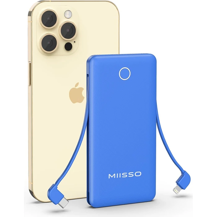 Miisso 10K95 10000mAh Power Bank - Blue by Miisso - Refurbished - Premium condition - US$25.48