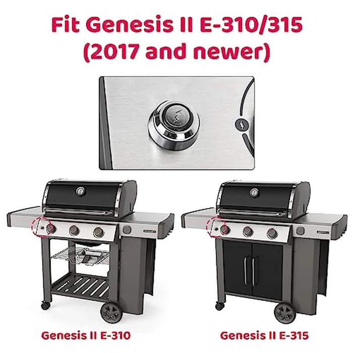 Uniflasy 66354 Grill Igniter Kit for Weber Genesis II 310/315 Gas Grills, Weber GS4 Genesis II Grill Parts for Genesis II E-310, II E-315, II S-310, II S-315, II SE-310, II SE-315 by Uniflasy - Image 4