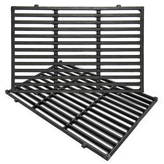 Hongso 19.5" Grill Grates for Weber Genesis E-310, Genesis 300 Grill Grates for Genesis E310 E320 E330 S310 S320 S330 EP310 EP320 EP330 Gas Models, Replacement Parts for Weber 7524 7528, Cast Iron by Hongso - Used - Like New condition
