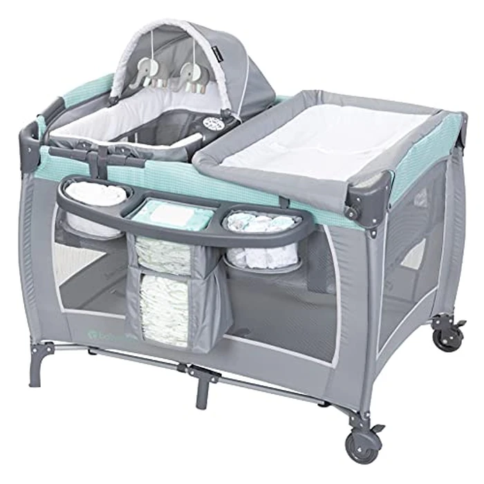 Baby Trend Lil' Snooze Deluxe III, Cozy Mint by Baby Trend - Used - Very Good condition - US$123.29