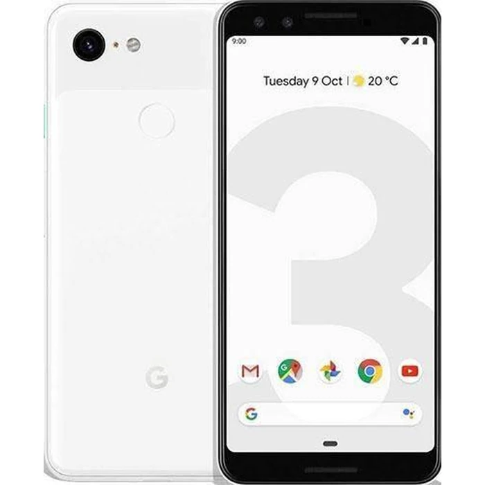 Google Pixel 3 - 64GB - Clearly White - Unlocked by Google - Refurbished - Good condition - US$100.49